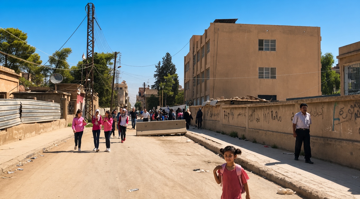 تل تمر: الدمار والنزوح يحرمان 1500 طالب من التعليم