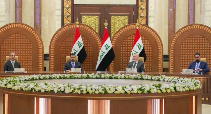 رئيس مجلس القضاء الأعلى يحضر اجتماع ائتلاف إدارة الدولة