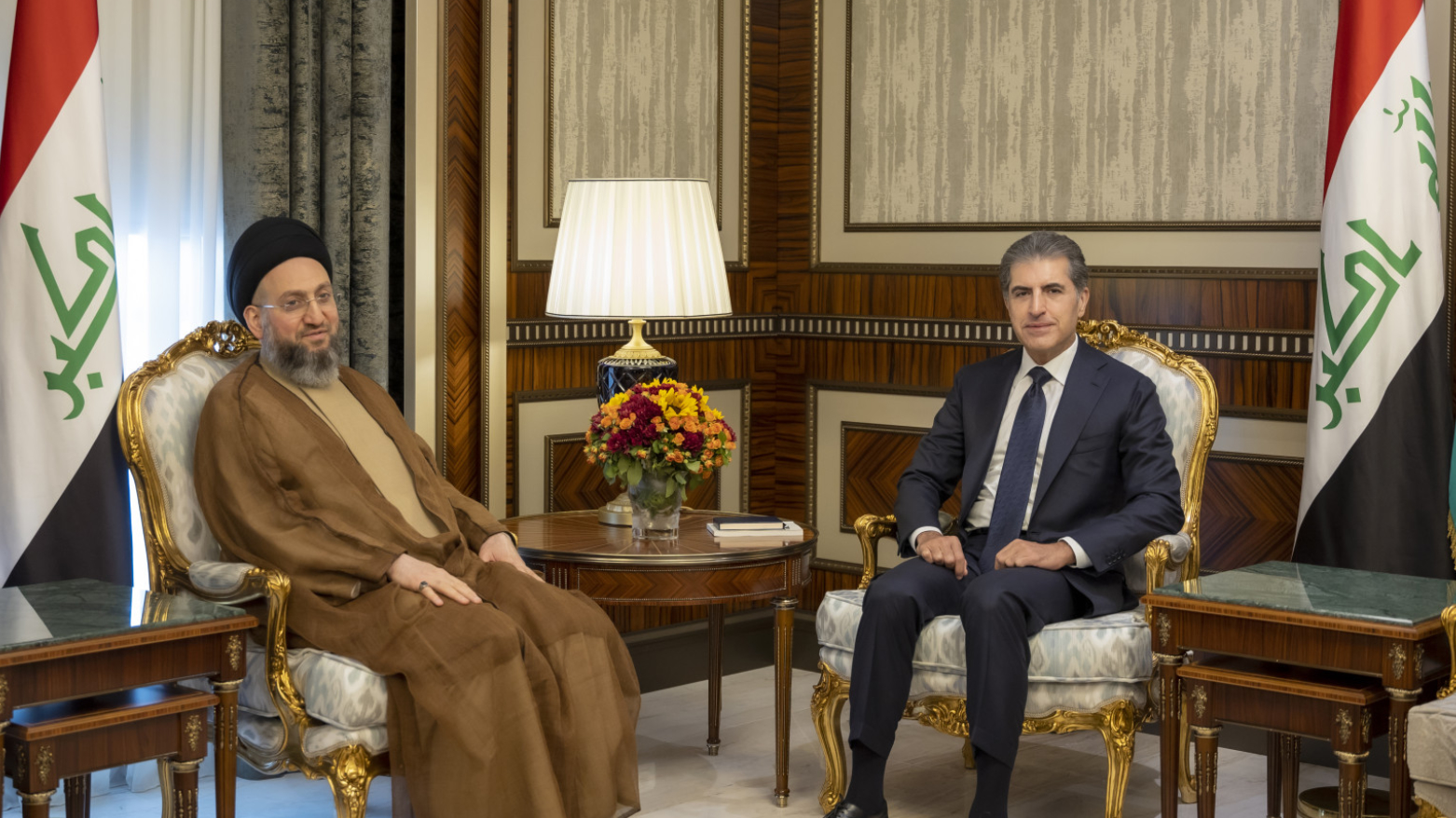 نيجيرفان بارزاني والحكيم يبحثان مستجدات الأوضاع في العراق وإقليم كوردستان