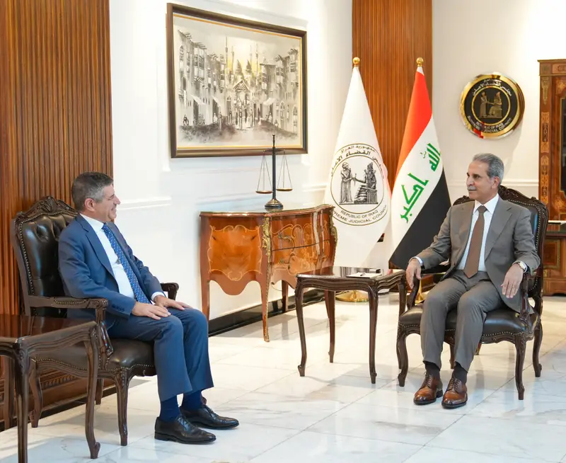 القاضي زيدان يبحث مع فاجن دعم اجراءات الحكومة لتنفيذ برنامج حصر السلاح بيد الدولة