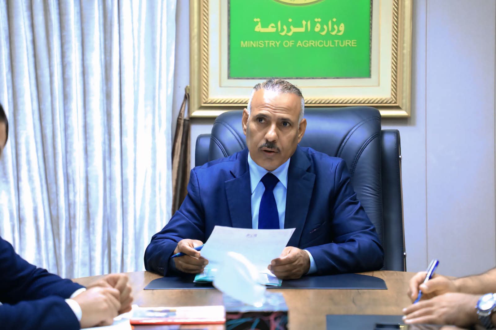 الوكيل الإداري لوزارة الزراعة يترأس اجتماعاً لإعداد دراسة حول إطلاق منصة رقمية للتسويق الزراعي في العراق