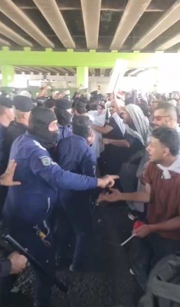 بالفيديو.. إصابات نتيجة مصادمات بين مكافحة الشغب ومتظاهرين من حملة الشهادات العليا والأوائل