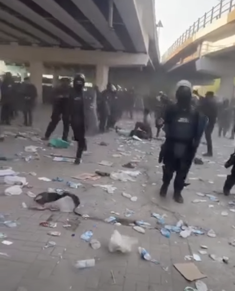 مصدر: اعتقال شخص يرش “التيزاب والثنر” على منتسبي القوات الأمنية خلال تظاهرات الخريجين القدامى