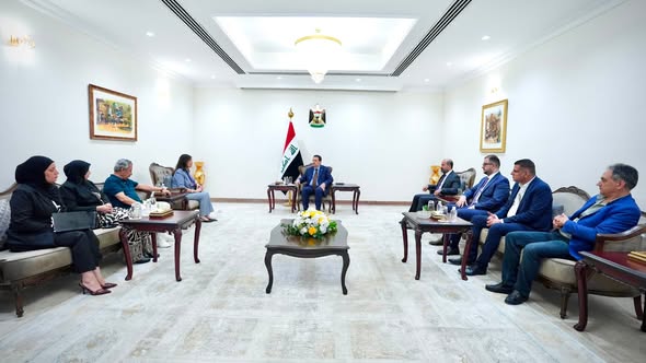 السوداني يؤكد موقف العراق الثابت والراسخ في مساندة القضية الفلسطينية