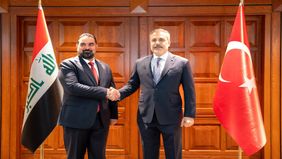 الحلبوسي وفيدان يؤكدان اهمية التنسيق بين العراق وتركيا في مختلف القضايا ذات الاهتمام المشترك