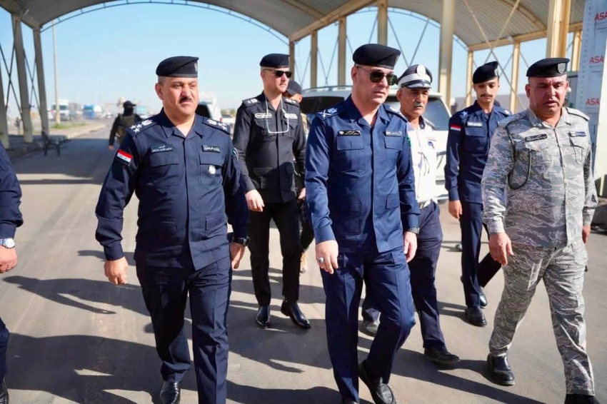 قائد شرطة صلاح الدين يتابع ميدانياً سير العمل في سيطرة الشهيد أبو مهدي المهندس