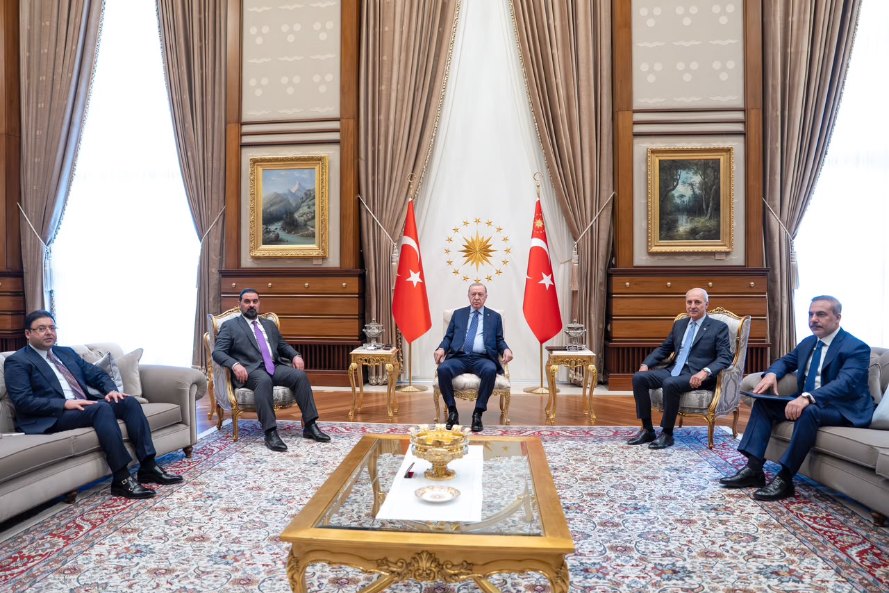 رئيس البرلمان يبحث مع اردوغان العلاقات الثنائية بين العراق وتركيا وتطوّرات الأوضاع الإقليمية