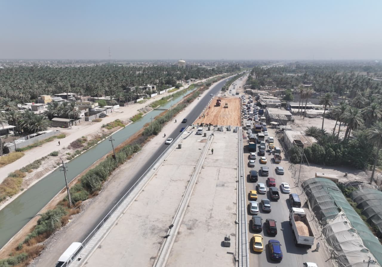 الإعمار: 68% نسبة الإنجاز في مشروع تأهيل طريق بغداد – كربلاء المقدسة