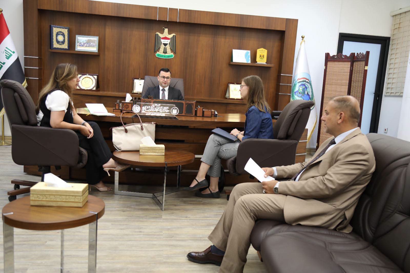 وزارة العمل تبحث استكمال مذكرة التفاهم مع الوكالة الألمانية لتعزيز التعاون في مجال التدريب المهني