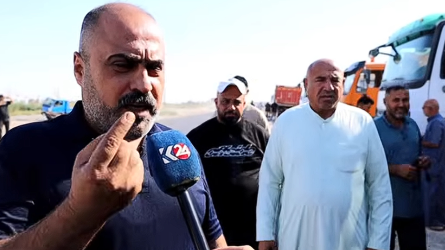 إضراب لأصحاب الشاحنات في واسط: قيود الوقود ومضاعفة الجبايات تفجّران غضب السائقين