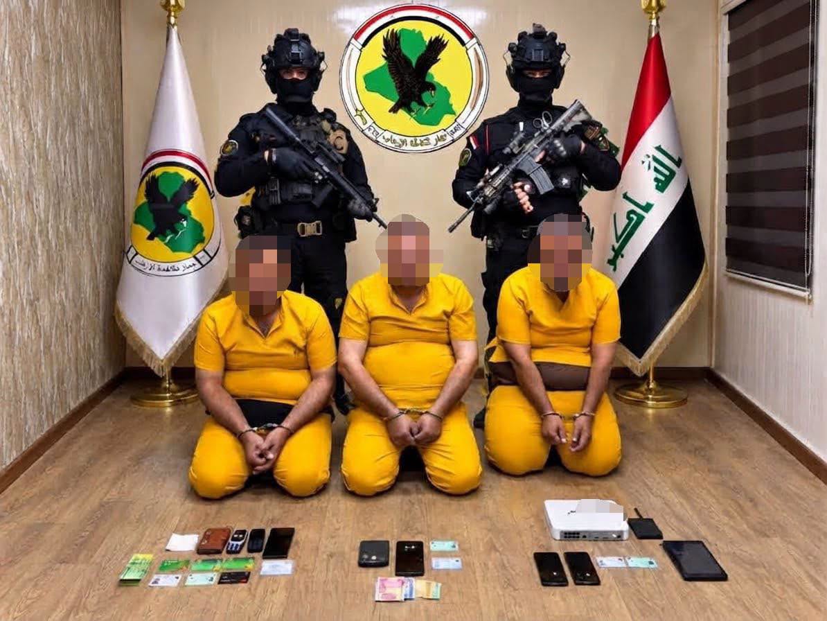 استناداً إلى معلومات استخبارية.. جهاز مكافحة الإرهاب يطيح بثلاثة متهمين بالإرهاب