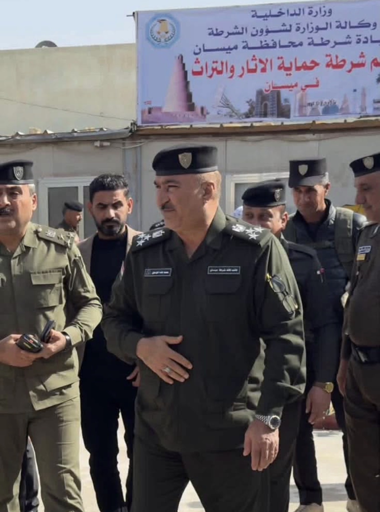 العميد محمد لفتة الموسوي يتسنم مهام قيادة شرطة ميسان وكالة