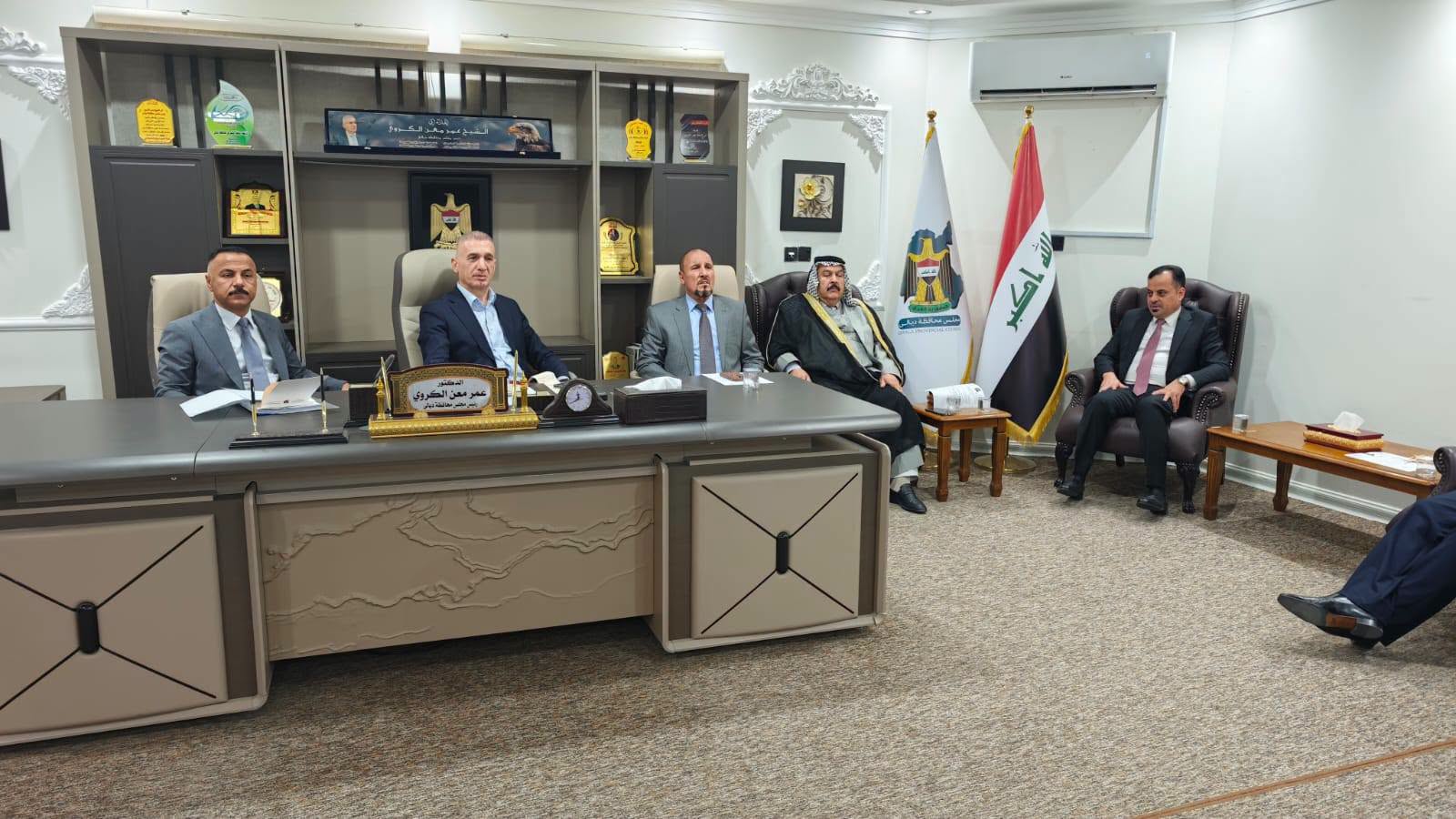 مجلس ديالى يعقد جلسة رسمية لمناقشة ازمة الوقود التي تعاني منها المحافظة