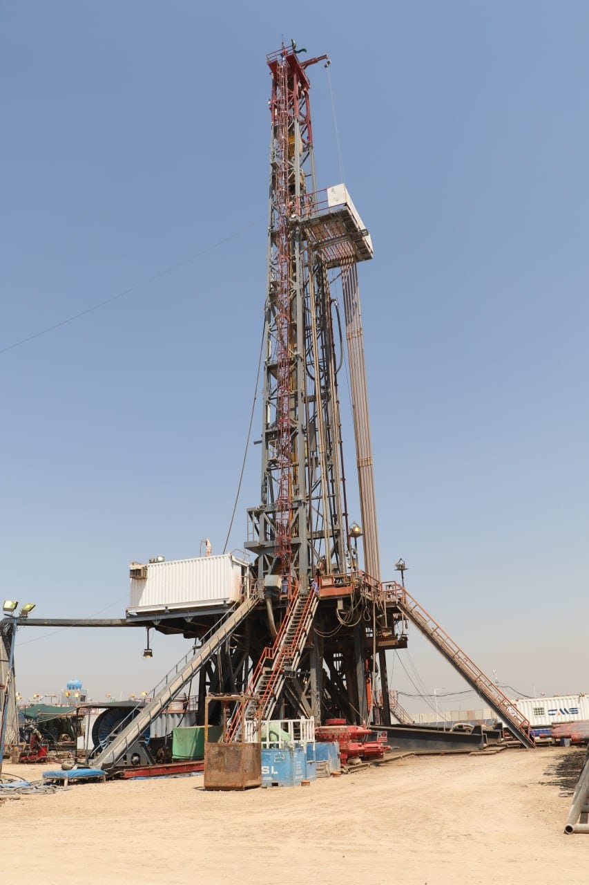 شركة الحفر العراقية تباشر بحفر البئر الثاني ضمن مشروع الـ17 بئرا في حقل شرقي بغداد الجنوبي