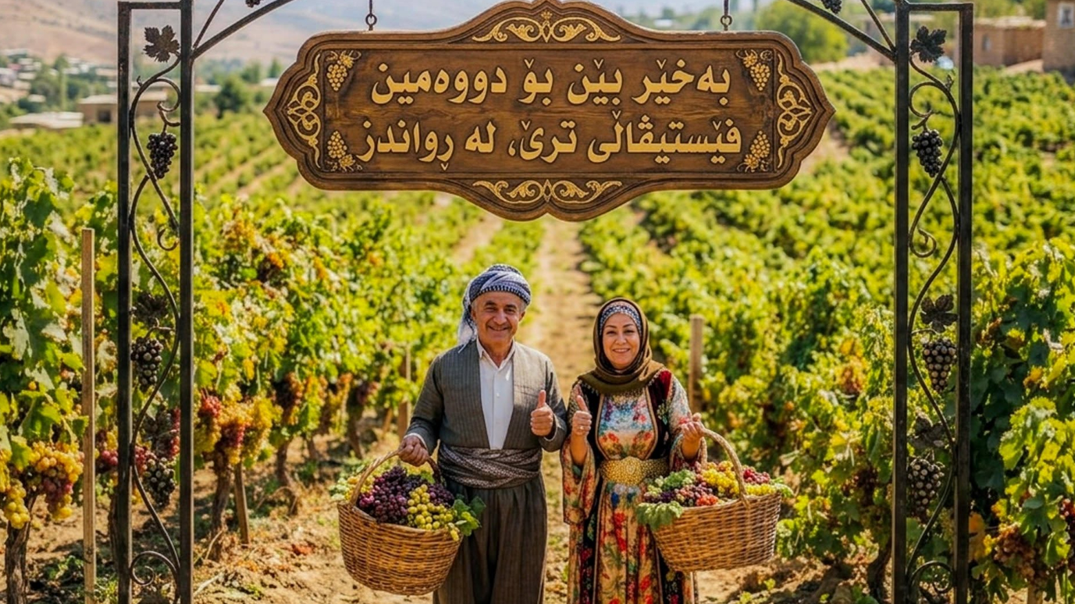 انطلاق النسخة الثانية من مهرجان العنب في منطقة “شنكلبانة” برواندز