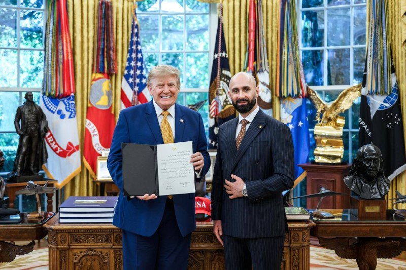 هاكوبيان يقدم أوراق اعتماده سفيراً لجمهورية العراق لدى الولايات المتحدة إلى الرئيس الأمريكي