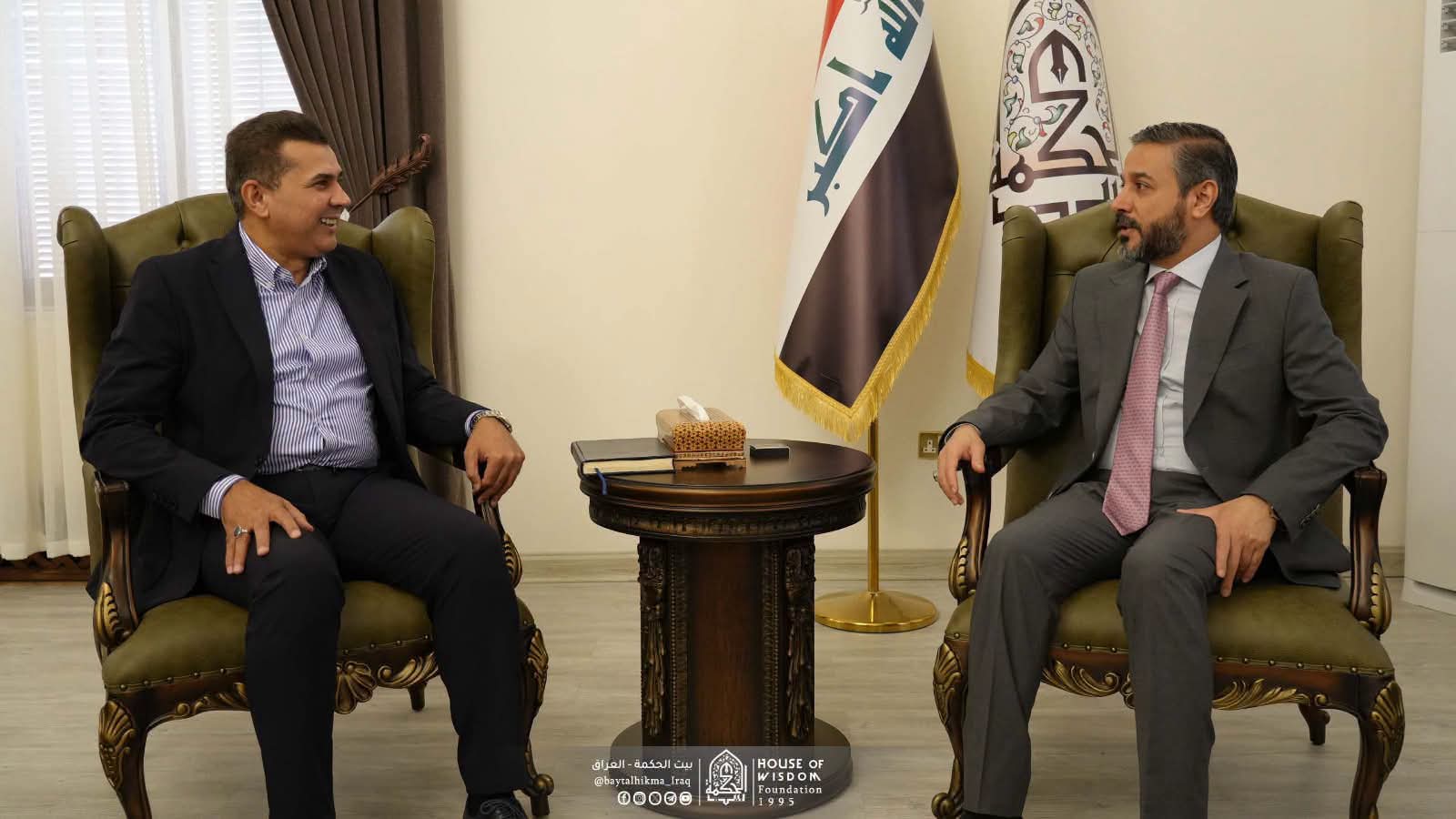 بيت الحكمة وهيئة الإعلام الأمني يؤكدان أهمية تكامل الجهود المؤسسية بما يدعم المسارات الوطنية