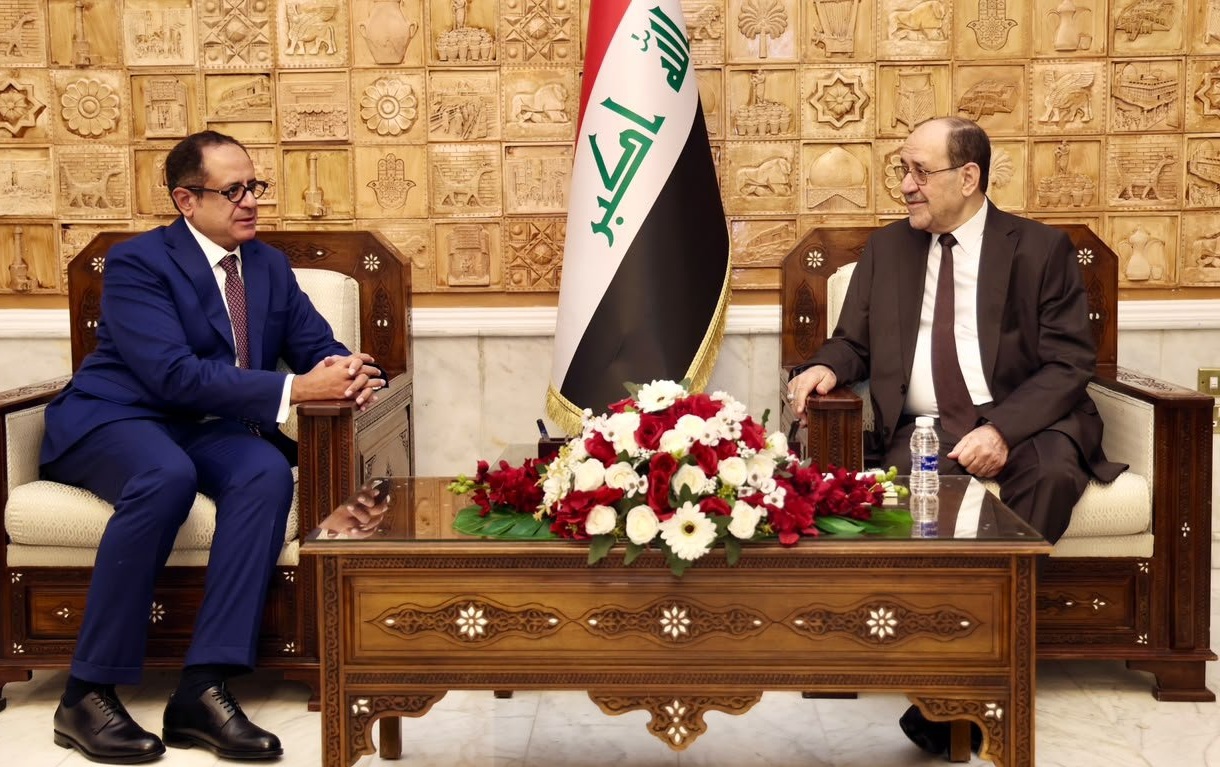 المالكي للسفير المصري : العراق يحرص على تعزيز علاقاته مع محيطه العربي