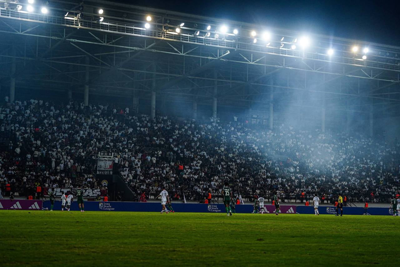 الزوراء يتغلب على الغراف بثنائية ويتصدر دوري نجوم العراق