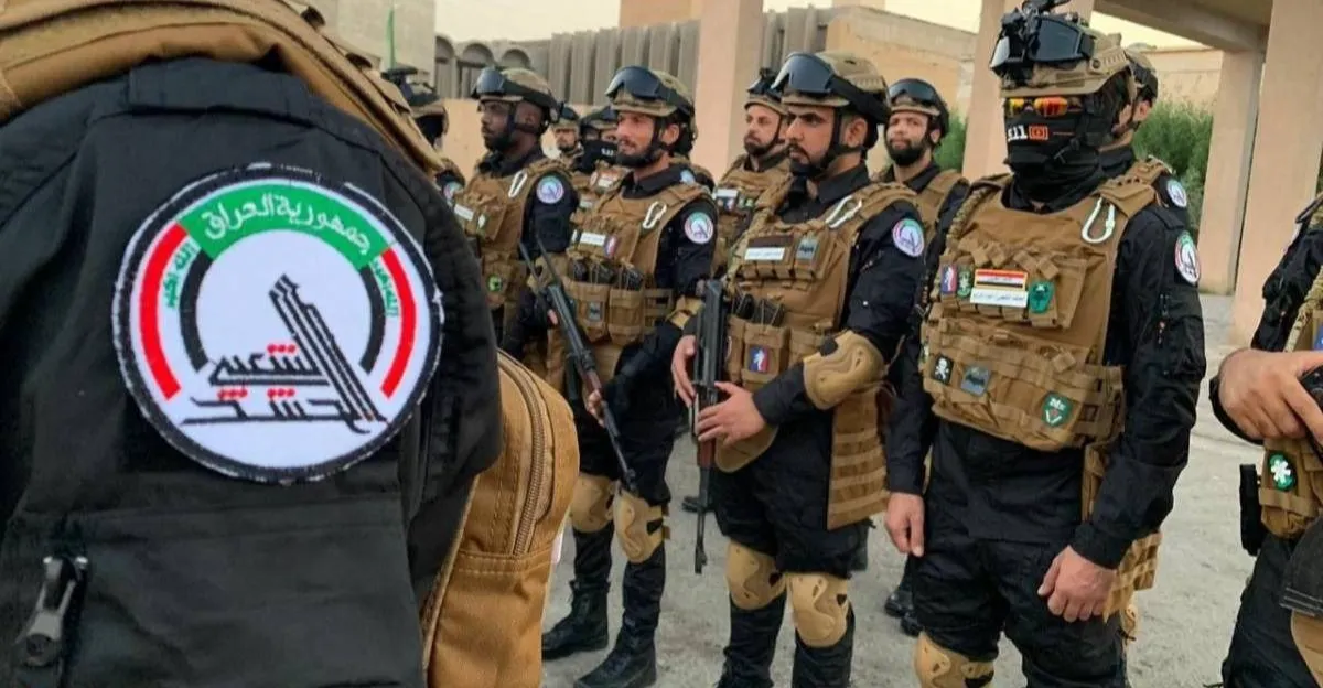 الحشد الشعبي: اعتقال متهم بالترويج لحزب البعث المحظور شرقي الأنبار