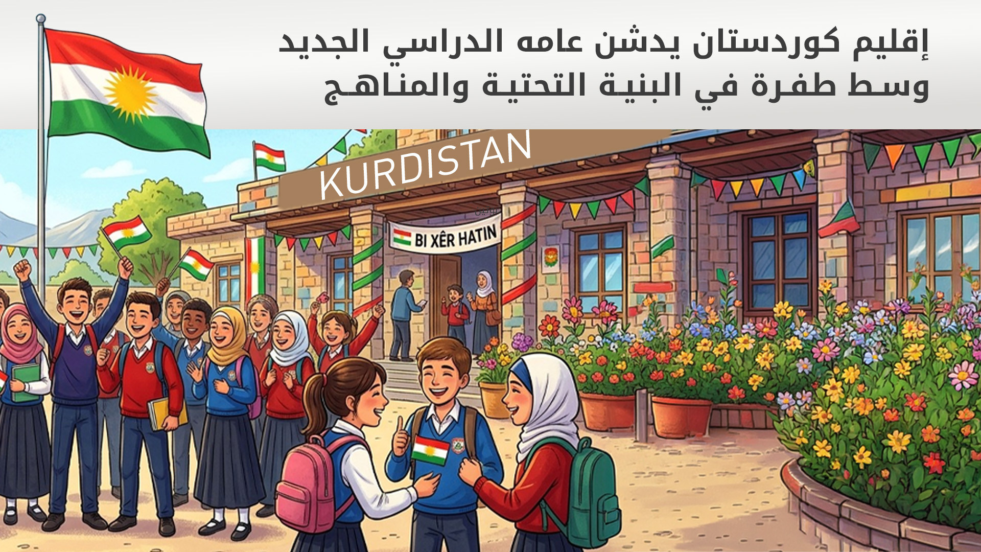 حكومة كوردستان تنجز استعداداتها لانطلاق العام الدراسي الجديد