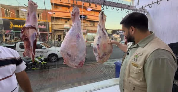 حملات “اللحوم التالفة”.. الرمادي تغلق 3 محال وتتلف 30 كغم