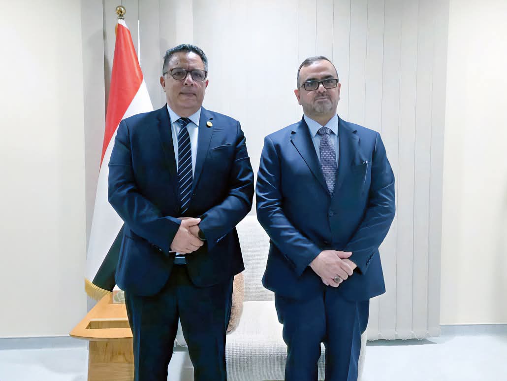 وزير التعليم العالي وامين عام اتحاد مجالس البحث العلمي العربية يبحثان آفاق التعاون المشترك