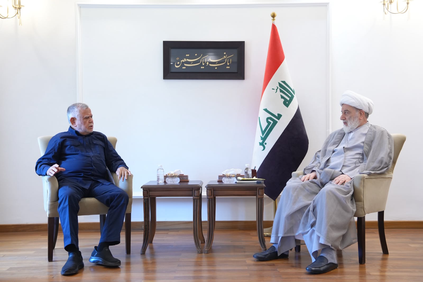 حمودي و العامري يبحثان مستجدات الساحة السياسية ومتطلبات ما بعد الثلاثين من ايلول