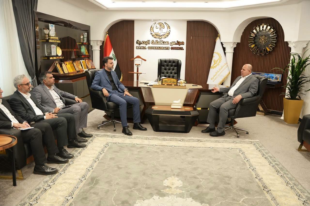 رئيس مجلس البصرة يبحث مع القنصل الايراني تعزيز التعاون المشترك
