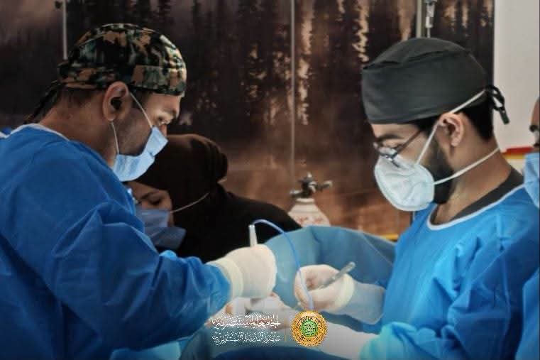 فريق جراحي من الجامعة المستنصرية ينجح باستئصال ورم رئوي معقد بمستشفى اليرموك