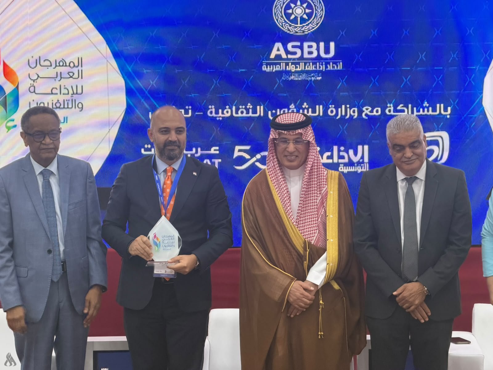 شبكة الإعلام العراقي تحصد خمس جوائز في مهرجان اتحاد الإذاعات العربية بتونس