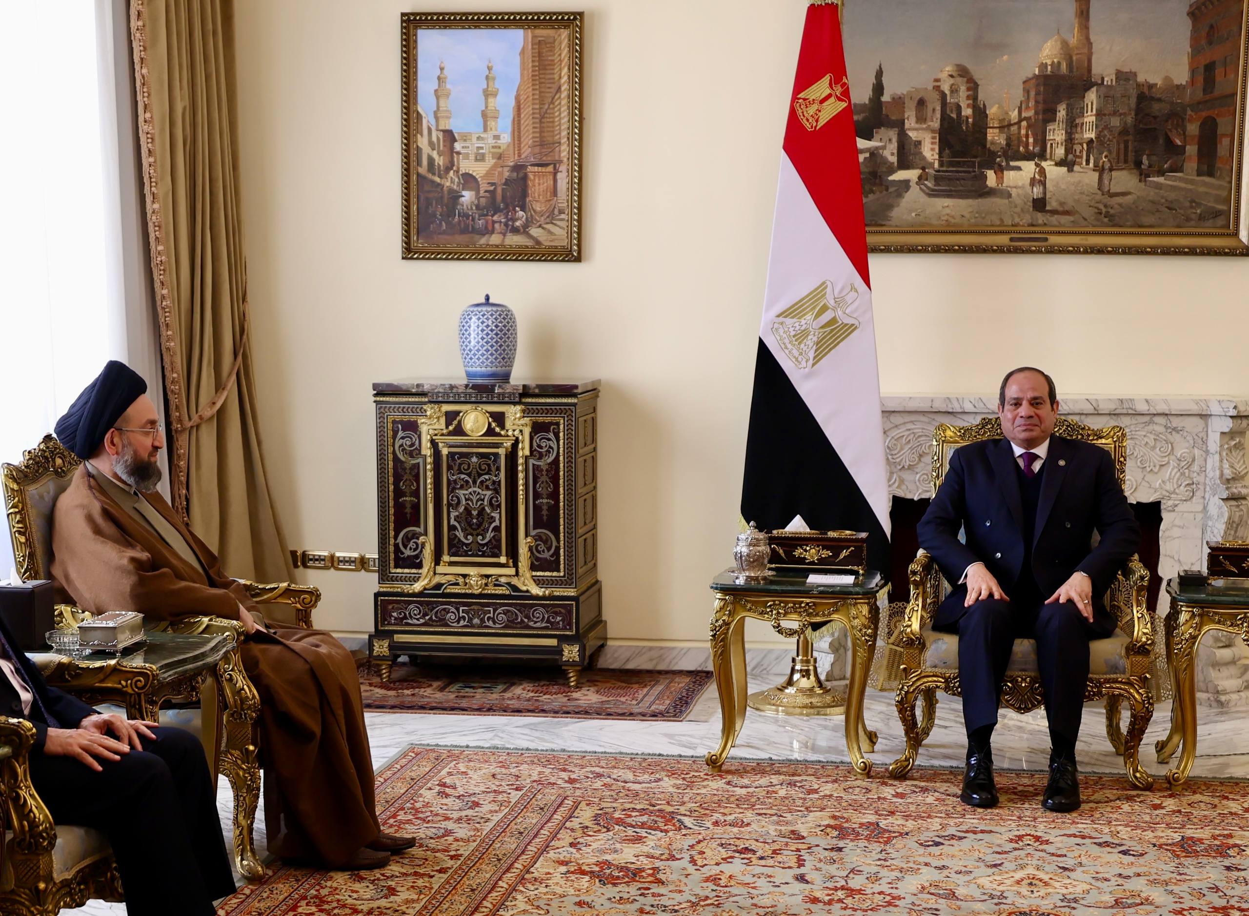الحكيم يزور جمهورية مصر ويلتقي الرئيس السيسي