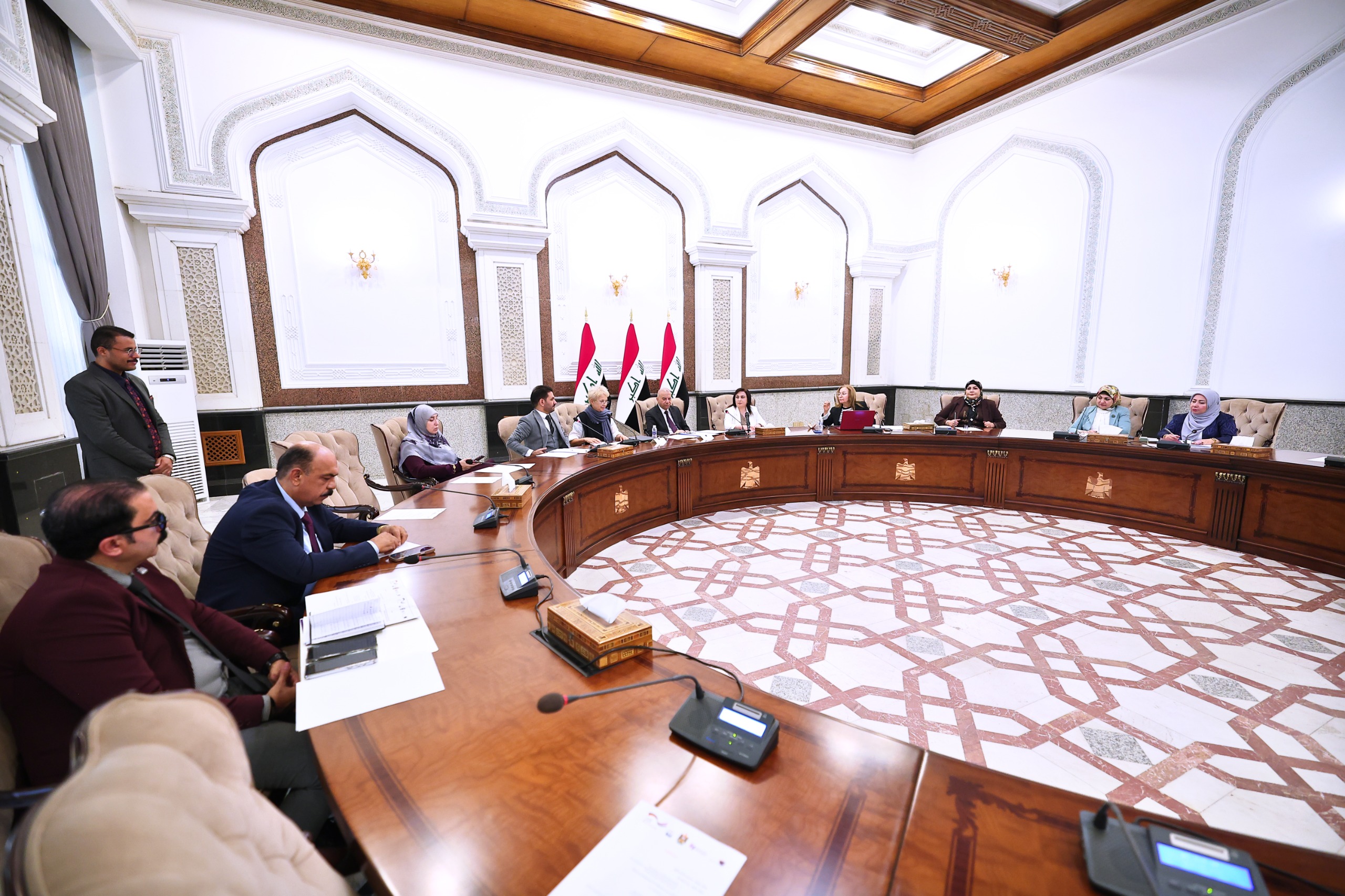 دائرة شؤون المرأة في رئاسة الجمهورية تعقد اجتماعا تنسيقيا لمتابعة نتائج المؤشر الإقليمي للعنف ضد النساء والفتيات