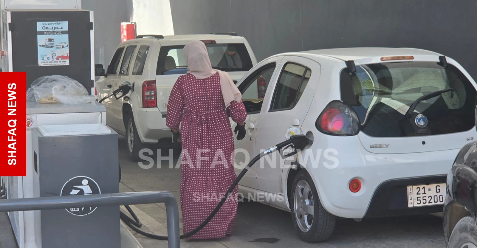 سائقات السليمانية في طوابير البنزين.. محطة واحدة لا تنهي الانتظار