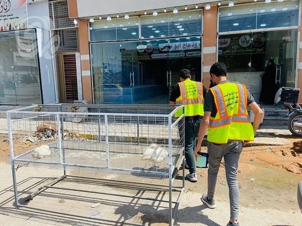 تجاوزات الأرصفة في النجف تدخل مسار الإجراءات القانونية