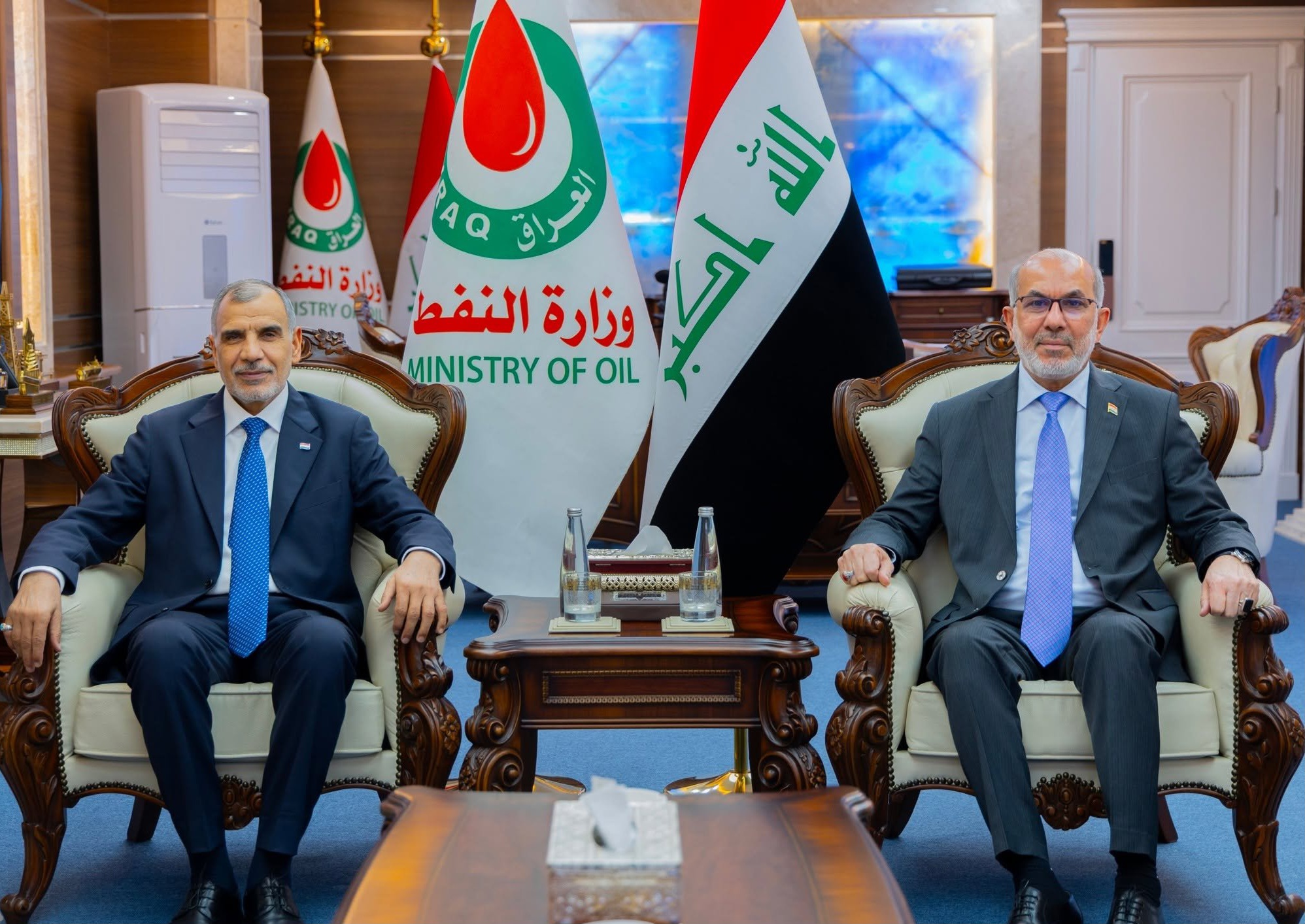 وزيرا النفط والمالية يبحثان آلية تحديد سعر برميل النفط بموازنة 2027