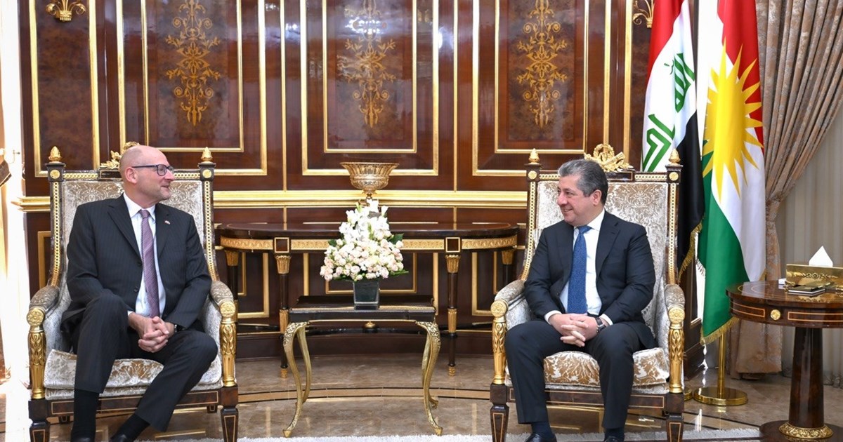 رئيس حكومة إقليم كوردستان يستقبل سفير سويسرا الجديد لدى العراق