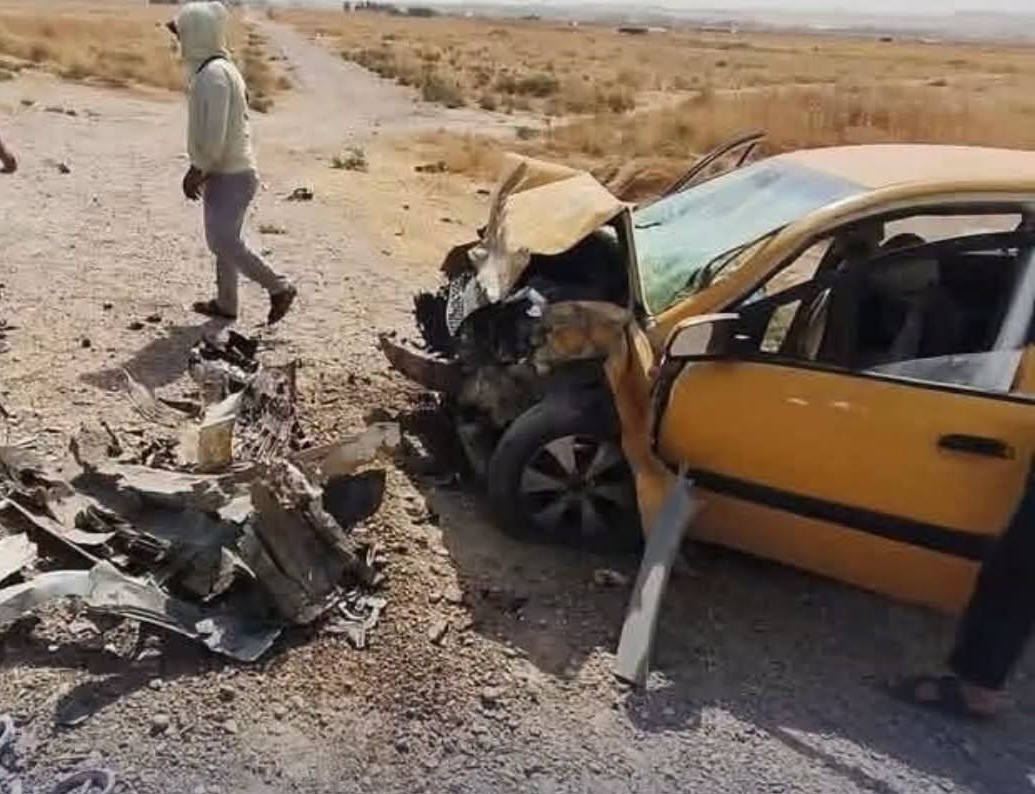 مصرع شخصين وإصابة ستة آخرين بينهم امرأتان بحادث مروري في القيارة جنوب الموصل