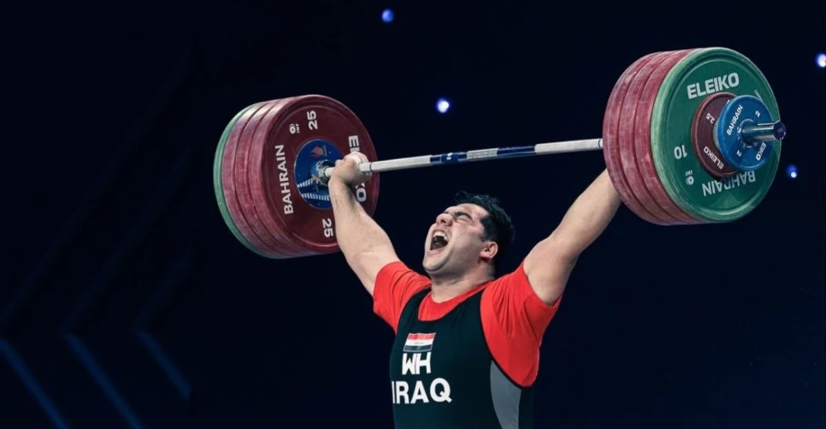 رباع عراقي يكسر الرقم العالمي في آسياد ناغويا و يحرز ذهبية الخطف