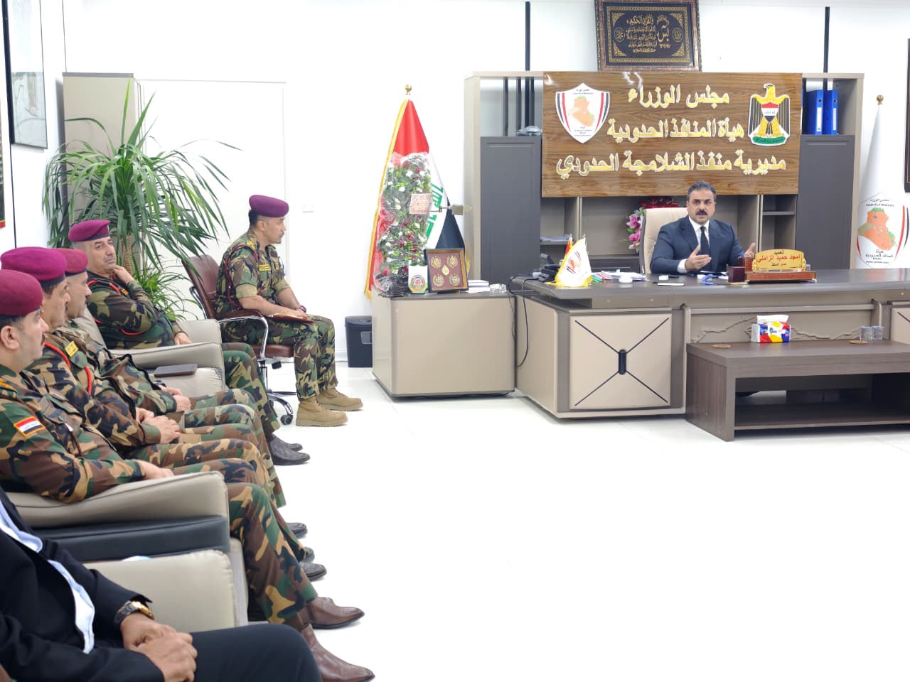 الوائلي من منفذ الشلامجة: لا دخول لغير المخولين.. وهيبة القانون فوق الجميع