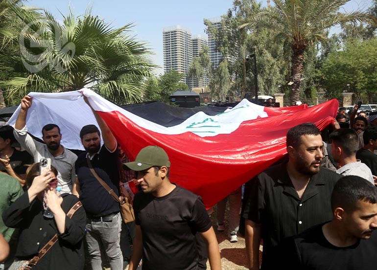 حملة الشهادات العليا يجددون احتجاجاتهم في بغداد للمطالبة بفرص عمل وتضمينهم في الموازنة 2027