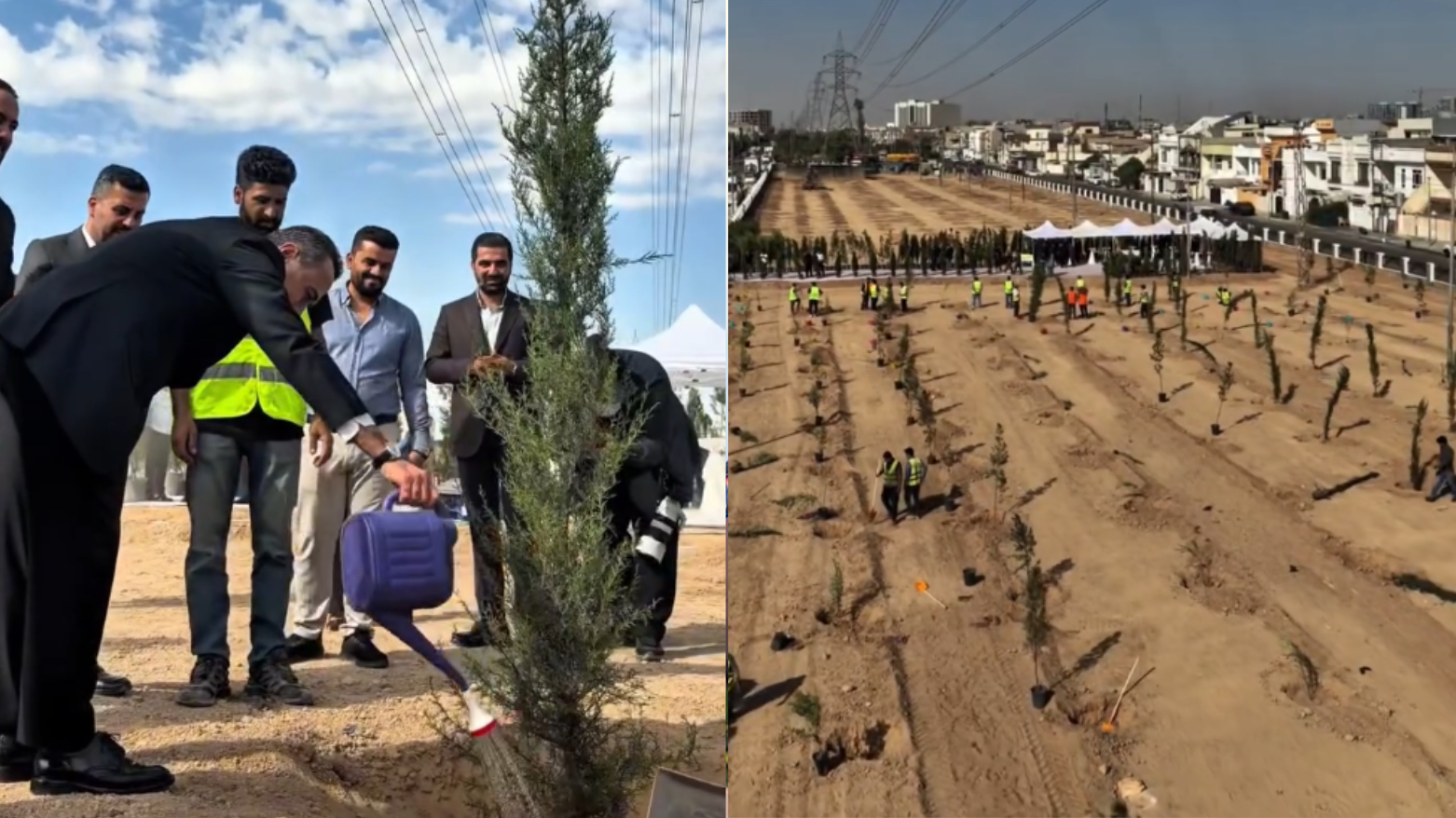 من مكبٍّ للنفايات إلى غابة كثيفة.. أربيل تطلق المرحلة الثانية من مشروع “سيم كون” الأخضر