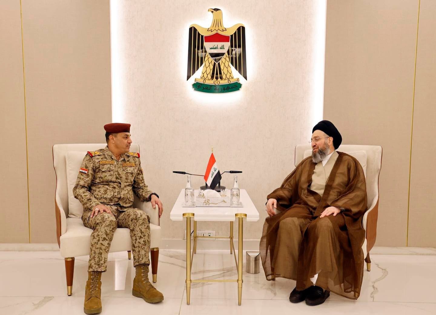 الحكيم يؤكد ضرورة تنويع مصادر التسليح للأجهزة الأمنية والعسكرية