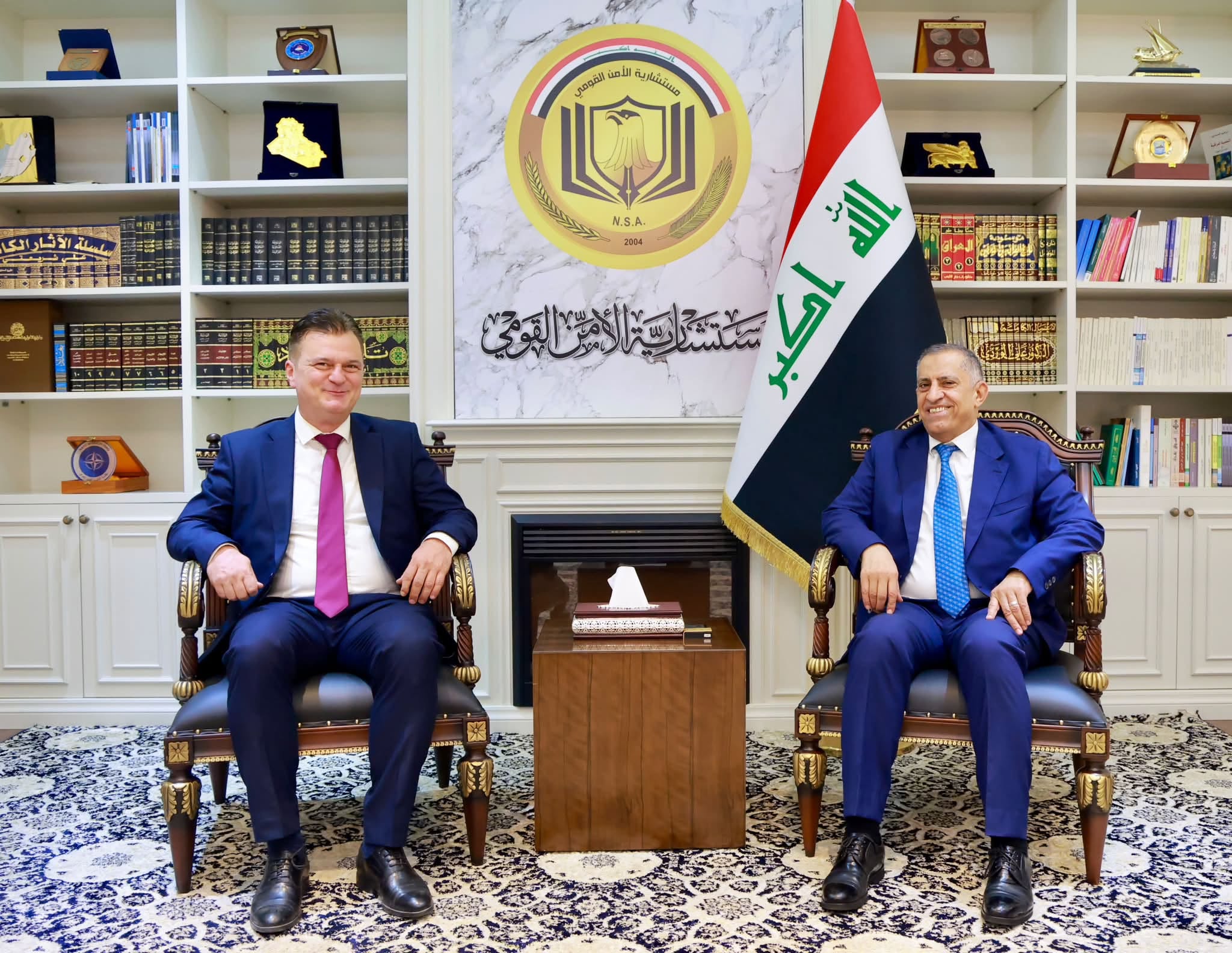العبودي يؤكد أهمية التنسيق المشترك في استعادة القطع الأثارية العراقية التي خرجت بصورة غير مشروعة