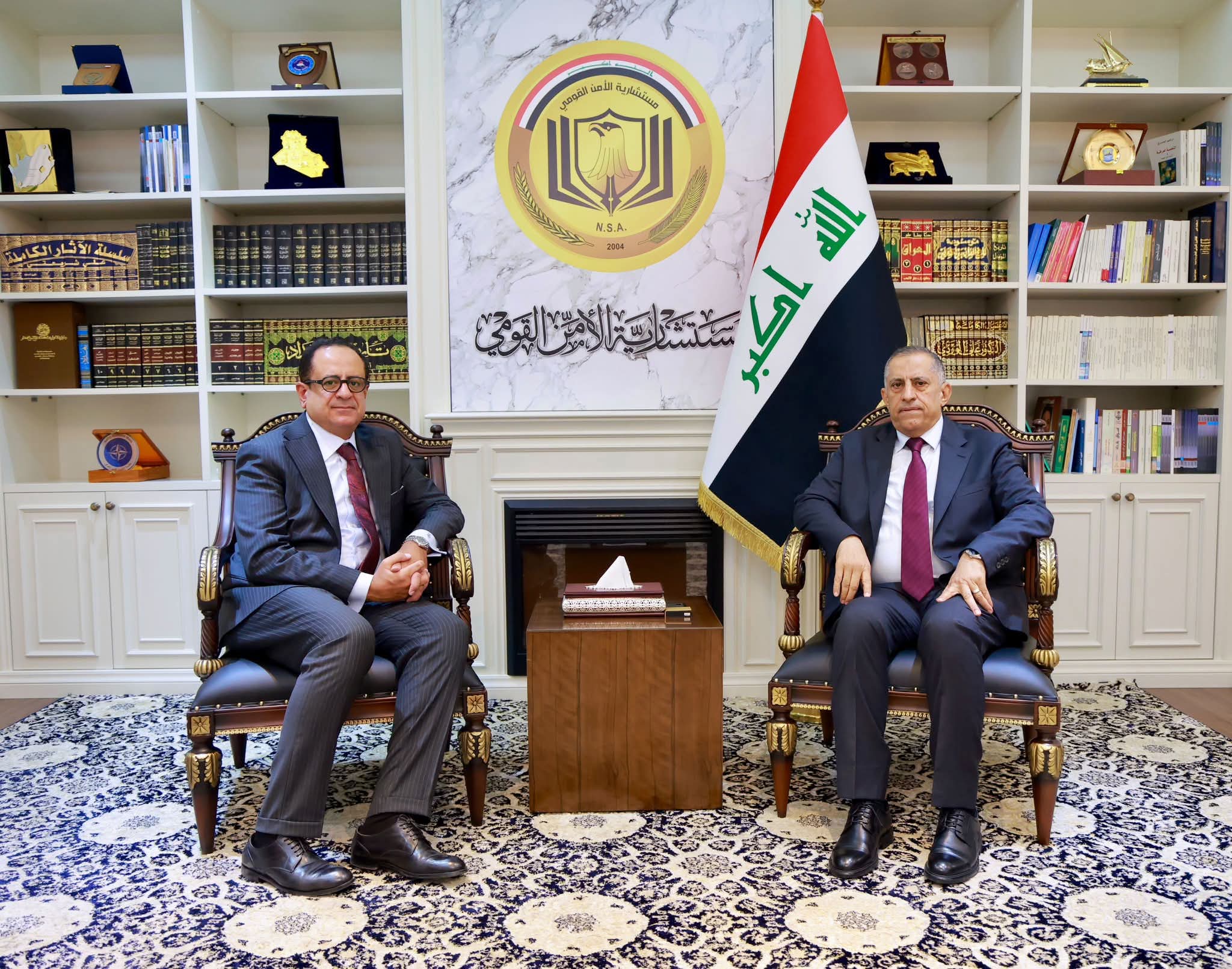 العبودي يؤكد حرص العراق على الارتقاء بالعلاقات مع مصر في المجالات السياسية والاقتصادية والاستثمارية