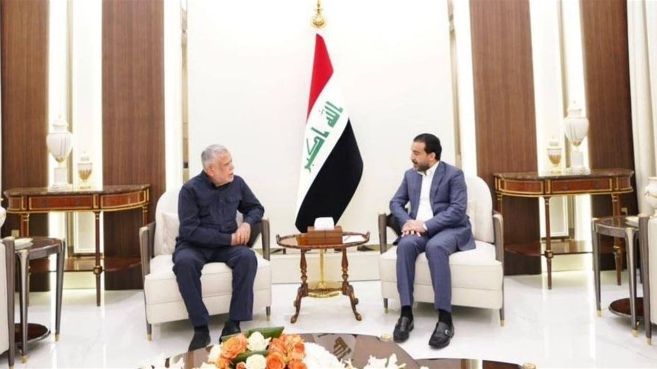 محمد الحلبوسي والعامري يؤكدان أهمية الإسراع في استكمال الكابينة الوزارية