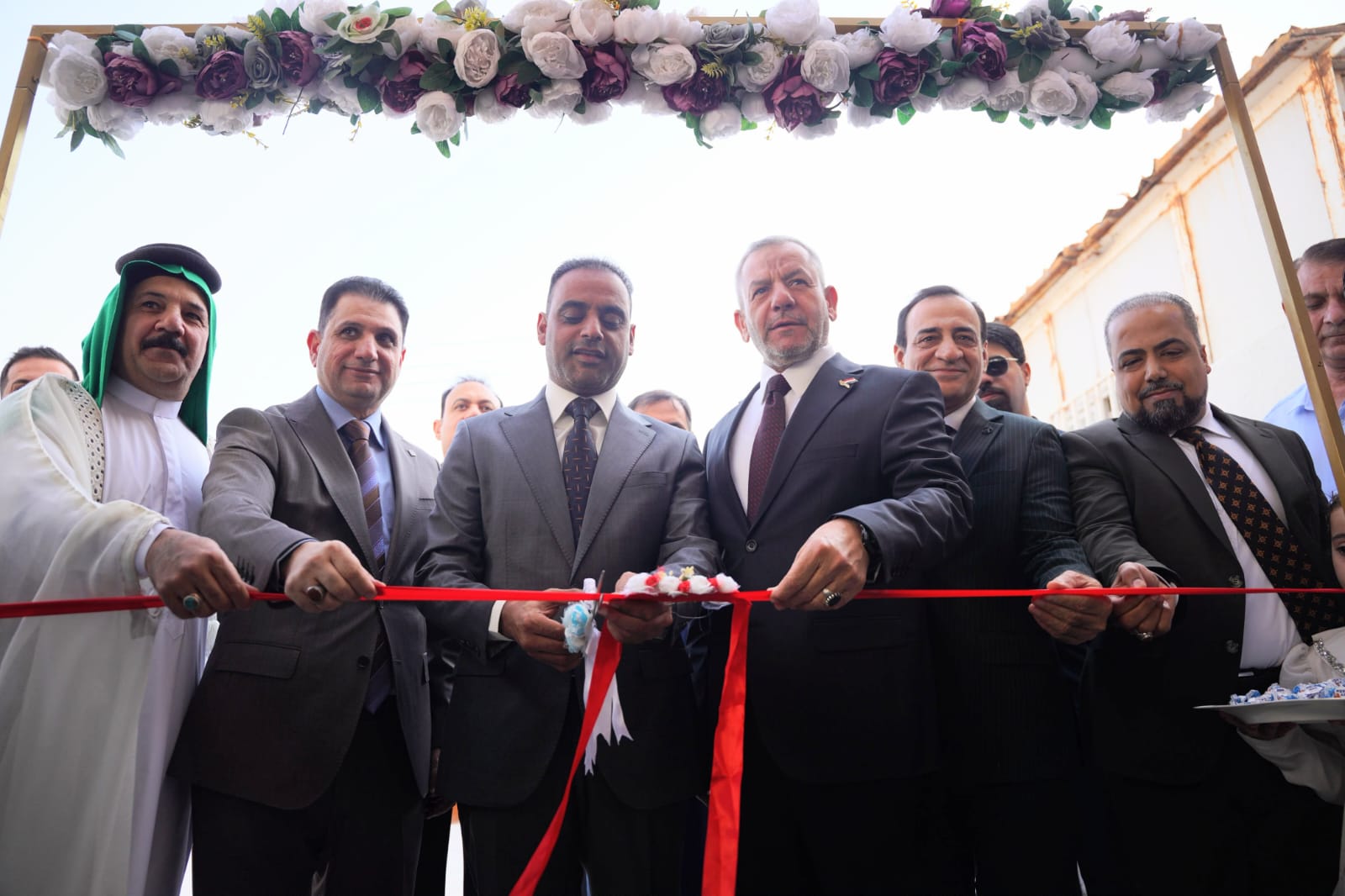 افتتاح بناية جديدة لمدرسة الجزيرة الرابعة في قضاء شط العرب بالبصرة
