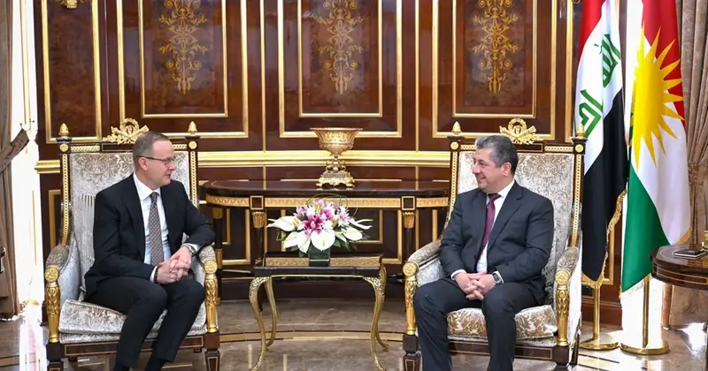 رئيس حكومة إقليم كوردستان يستقبل سفير فنلندا لدى العراق