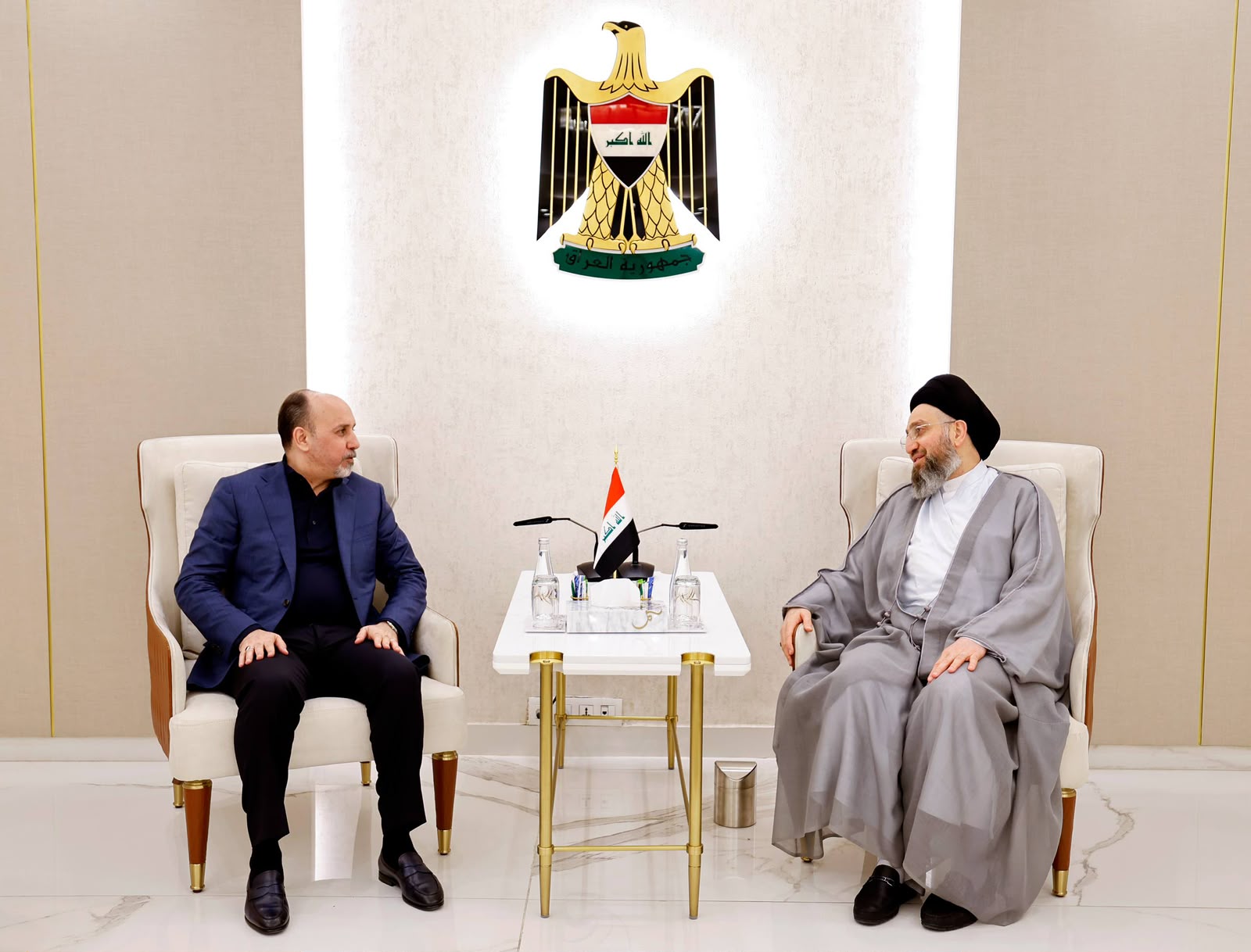 الحكيم يؤكد أهمية المساحات الخضراء ومشاريع الصرف الصحي في العاصمة بغداد