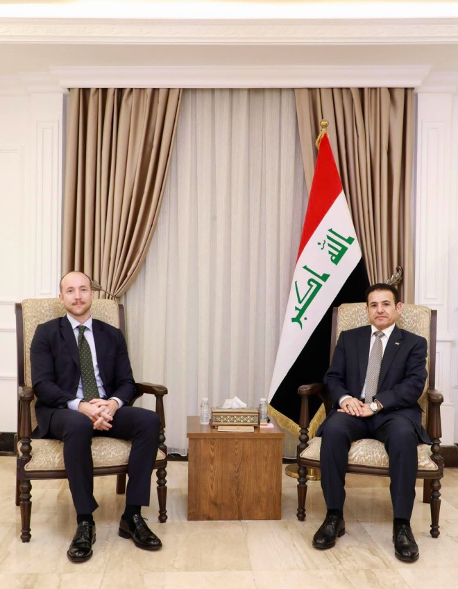 الأعرجي يبحث مع القائم بالأعمال النرويجي تعزيز التعاون الأمني والعلاقات الثنائية
